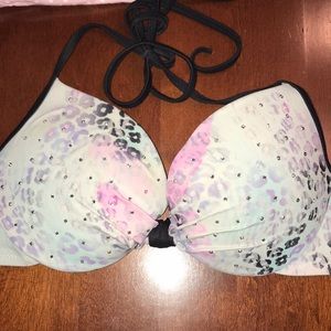 pink Victoria secret swim top